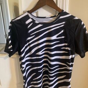 Tail Katy Wild Zebra tennis top - Size Large. Excellent condition.
